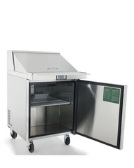Atosa MSF8305GR 27″ Mega Top Salad Sandwich Prep Station Table 12 Pan, 8 Cu.Ft.