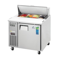 Everest EPR1 35″ One Section Sandwich Salad Prep Table, 9.0 cu. ft.