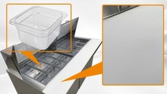 NEW 60″ Commercial Double Lid Refrigerator Prep Table Mega Top NSF ETL