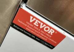 VEVOR Refrigerated Condiment Countertop Sandwich Prep Station Table E40TW-G