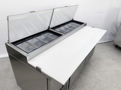 NEW 71″ Commercial Pizza Prep Table Refrigerator Cooler Depot Model PICL2 NSF
