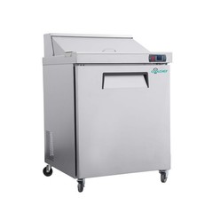 28” Commercial Refrigerated Salad Sandwich Prep Table Single Door 7.4 cu.ft.