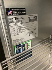 2023 True TSSU-72-18-HC 3-Door Sandwich Prep Station, 115v Serial No. 10712379