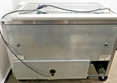 True TSSU-48-18M-B-FGLID-HC 48″ Mega Top Sandwich/Salad Prep Table w/ 2 Doors