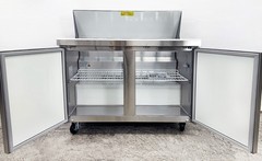 NSF 47″ W Sandwich/Salad Prep Table Cooler 12 Pan Pizza Cooler