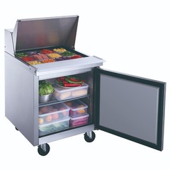 29″ Sandwich Prep Table Commercial 8 Pan Salad Food Refrigerator