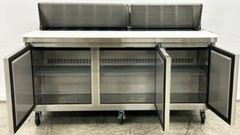 NEW 72″ Commercial Prep Table Refrigerator Standard Top Sandwich Salad Pizza NSF