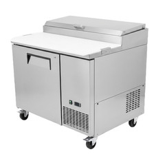 NSF 44″ W Sandwich/Salad Prep Table Cooler 6 Pan Pizza Cooler