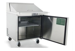 Atosa 1 Door Commercial Refrigerated Prep Table Standard Top