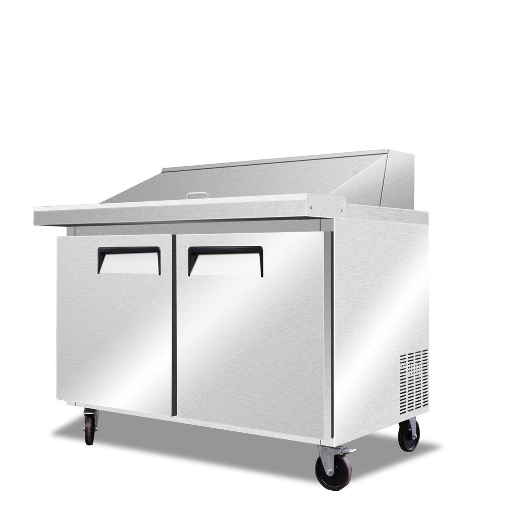 Oliver 48” Commercial Salad Mega Top Prep Refrigerator Cooler Table SP18M
