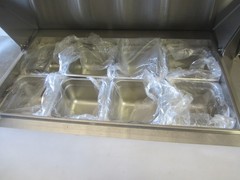 Atosa MSF8305GR 27″ Mega Top Salad Sandwich Prep Station Table 12 Pan, 8 Cu.Ft.