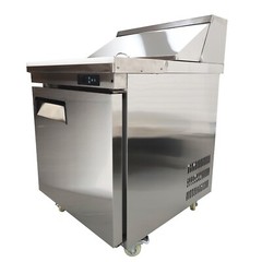 Commercial Sandwich Salad Prep Table Refrigerator 163L 110V Food Cooler Single D