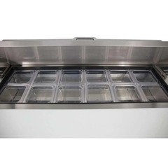 New 48” True TSSU-48-12-HC 2 Door Sandwich Salad Refrigerated Base Prep Table