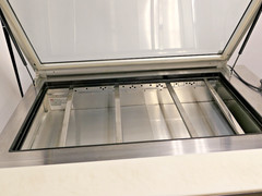 True TSSU-48-18M-B-FGLID-HC 48″ Mega Top Sandwich/Salad Prep Table w/ 2 Doors