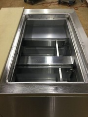 Randell PT-48-18W 48” 4 Drawer Sandwich Salad Prep Table With Casters