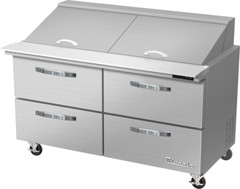 Blue air BLMT60-D4-HC Mega Top Four Drawer 60″ Refrigerated Sandwich Prep Table