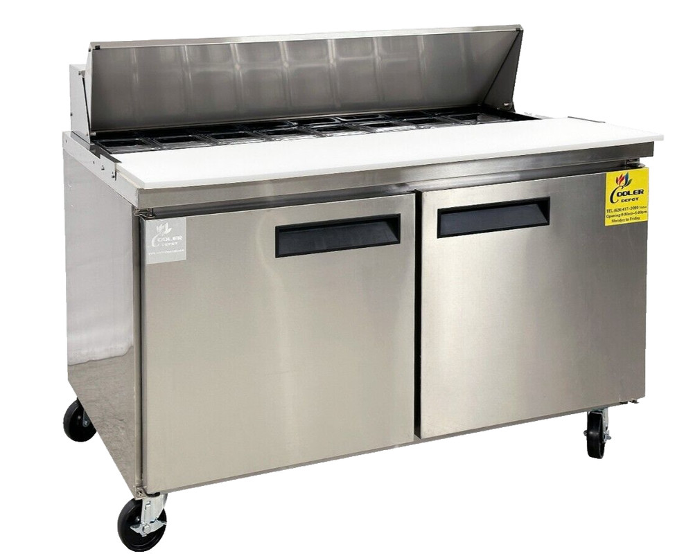 NEW 60″ Commercial Refrigerator Prep Table Sandwich Salad Pizza NSF ETL