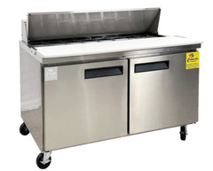 NEW 60″ Commercial Refrigerator Prep Table Sandwich Salad Pizza NSF ETL