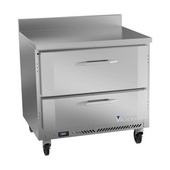 Victory VWRD36HC-2 36″ One-Section Worktop Refrigerator w/ 2 Drawers, 8.5 cu….