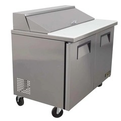New 48” True TSSU-48-12-HC 2 Door Sandwich Salad Refrigerated Base Prep Table