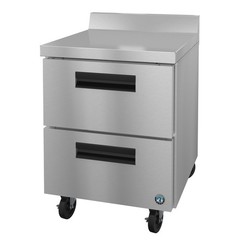 Hoshizaki WR27B-D2 27″ 1-Section Worktop Refrigerator w/ 2 Drawers, 7.21 cu. ft.