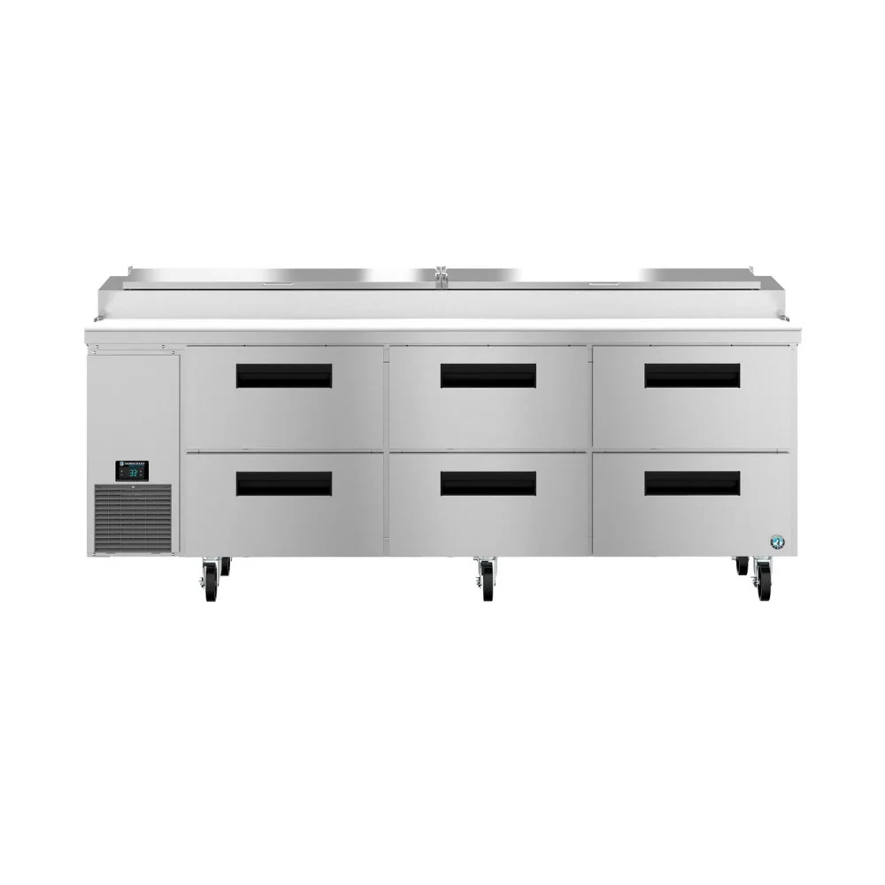Hoshizaki PR93B-D6 93″ Steelheart Pizza Prep Table w/ Refrigerated Base, 115v