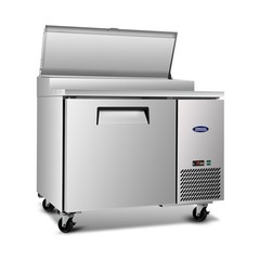 44″ Stainless Steel Commercial Pizza Prep Refrigerator – 11 CuFt Capacity