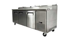NSF 91″ Sandwich Prep Table 3 Door Pizza Cooler 12 Pan in Stainless Steel ETL