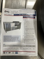 Evo Affinity 30Ge RST Gas Refrigerated Service Table, NG, 120V, 1PH (CSI-688)