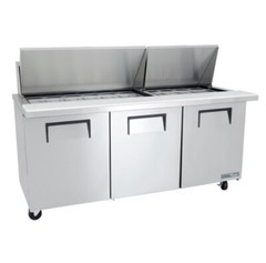 True 72″ Sandwich/Salad Prep Table w/ Refrigerated Base