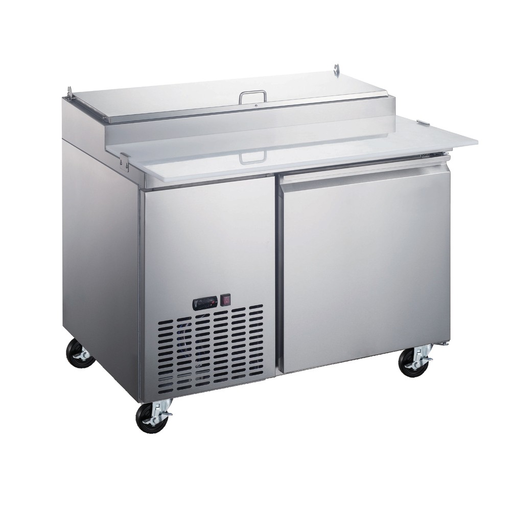Omcan USA 50042 49″ Pizza Prep Table Refrigerated Counter