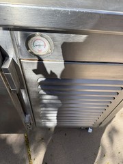 Commercial Stainless Steel Refrigerated Prep Table 3 Doors Standard Top