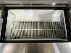 True TSSU-72-30M-B-ST 3-Door Mega Top Refrigerator Sandwich Prep Table