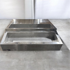Used 27″ APW Wyott RTR-8 Countertop Refrigerated Prep Rail 8 Pan Capacity 120V