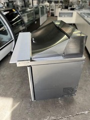 NEW 2 Door 48″ Refrigerated Mega Top Prep Table Cooler NSF Atosa MSF8306GR #1229