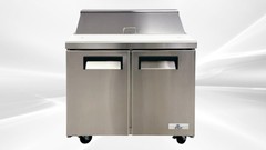 NEW 36″ Commercial Refrigerated Prep Table Cooler Salad Sandwich Pizza NSF 110V