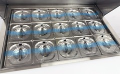 36″ Mega Top Pizza Prep Table 18 Pan Worktable Sandwich Salad Cooler NSF CSA