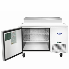 NEW 1 Door 44″ Refrigerated Pizza Prep Table Cooler NSF Atosa MPF8201GR #2228