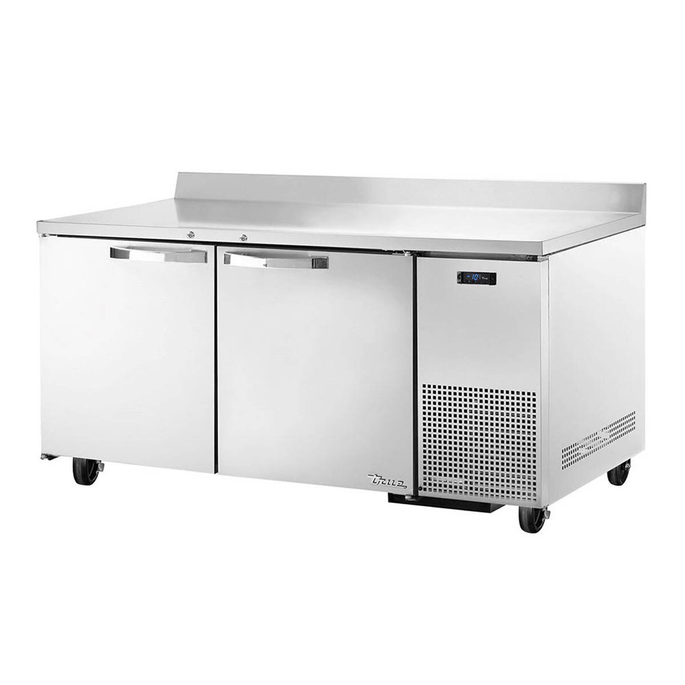 True TWT-67F-HC~SPEC3 67″ Two Section SPEC SERIES® 2 Solid Door Deep Work Top…