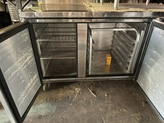 2017 True TWT-67 Worktop Refrigerator – Two Door, 20.6 Cu. Ft.- Working – 120v