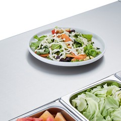 VEVOR 27.5″ Countertop Refrigerated Condiment Salad Pizza Prep Station 140 W ETL