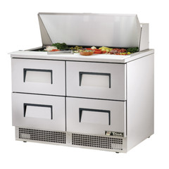 True TFP-48-18M-D-4 48″ Mega Top Food Prep Table wtih Drawers