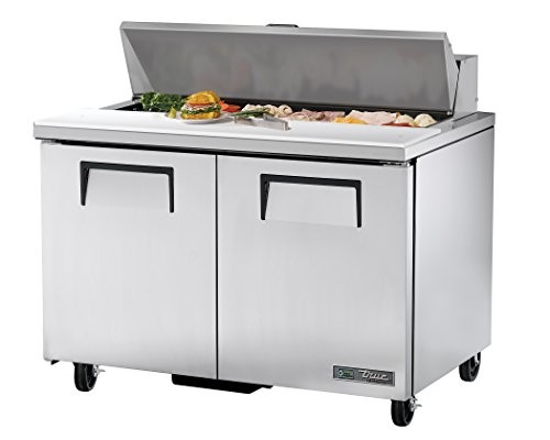 True TSSU-48-12-HC Commercial Cold Food Prep Table with Hydrocarbon Refrigerant,