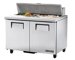 True TSSU-48-12-HC Commercial Cold Food Prep Table with Hydrocarbon Refrigerant,