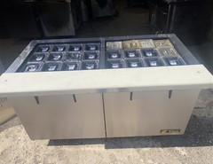 True 60” Mega Top Sandwich Prep Table, Excellent!