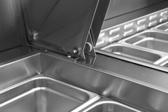 Atosa MSF8304GR 72″ Three Section Salad Sandwich Prep Table Refrigerator