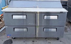 Turbo Air TST-60SD-D4-N 60″ 4 Drawer Refrigerated Sandwich Prep Table 120V