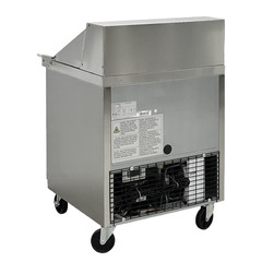 29″ W Refrigerated Single Door Mega Top Sandwich/Salad Prep Table Cooler 12 Pan