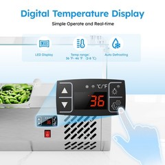 71 Inch Refrigerated Condiment Prep Station, Sandwich Prep Table Stainless Steel