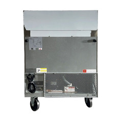 NSF 28″ W Single Door Mega Top Sandwich/Salad Prep Table Cooler 12 Pan
